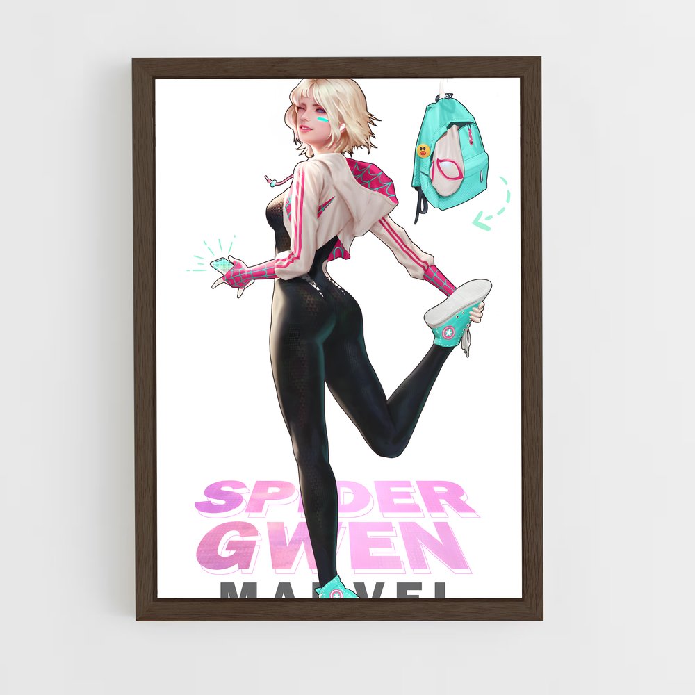 ap-spider gwen-5 cadre Bois foncé