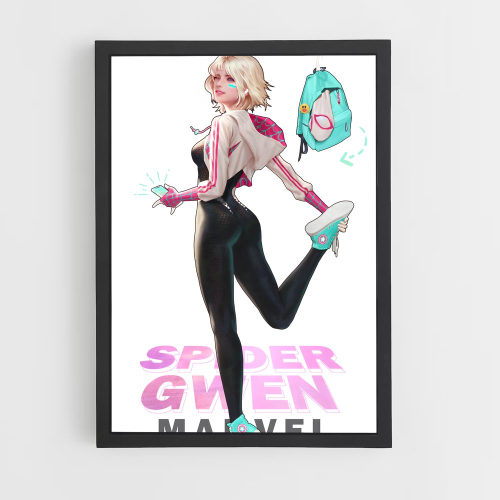 ap-spider gwen-5 cadre Noir