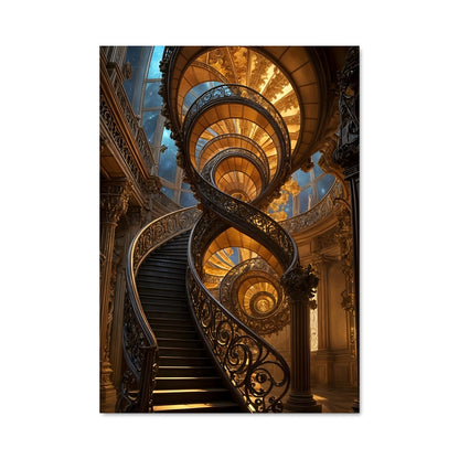 Poster Spiral staircases 18744