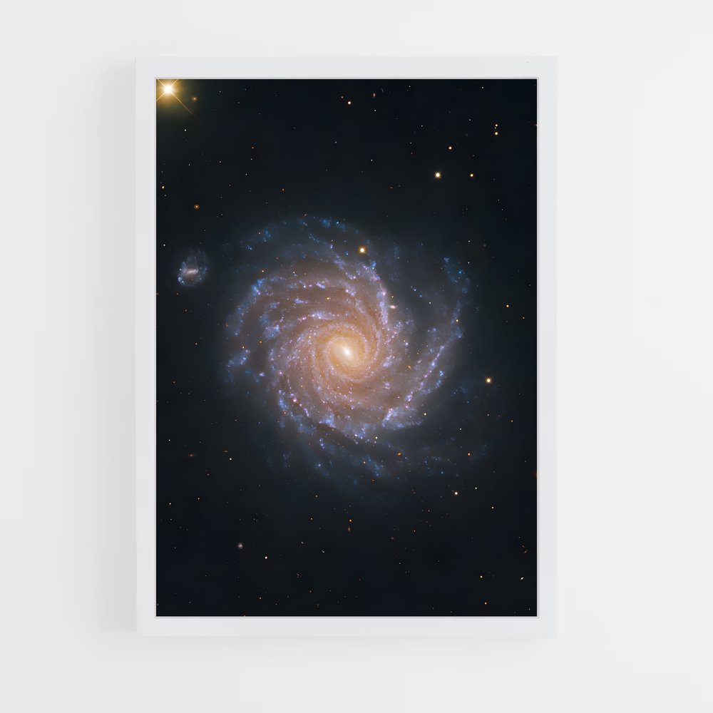 ap-spiral galaxy-1 cadre Blanc