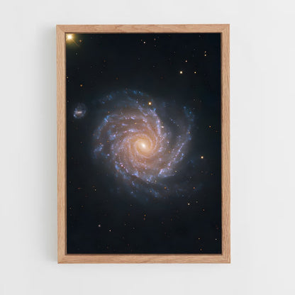 ap-spiral galaxy-1 cadre Bois clair
