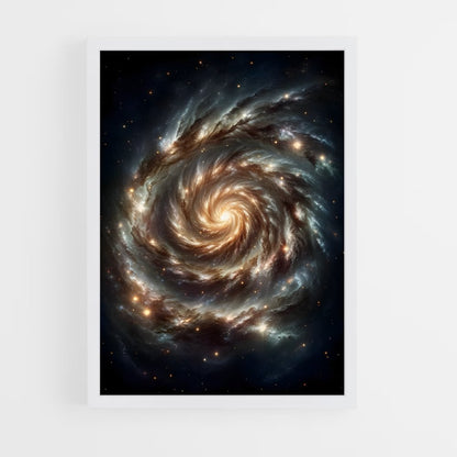 ap-spiral galaxy-10 cadre Blanc