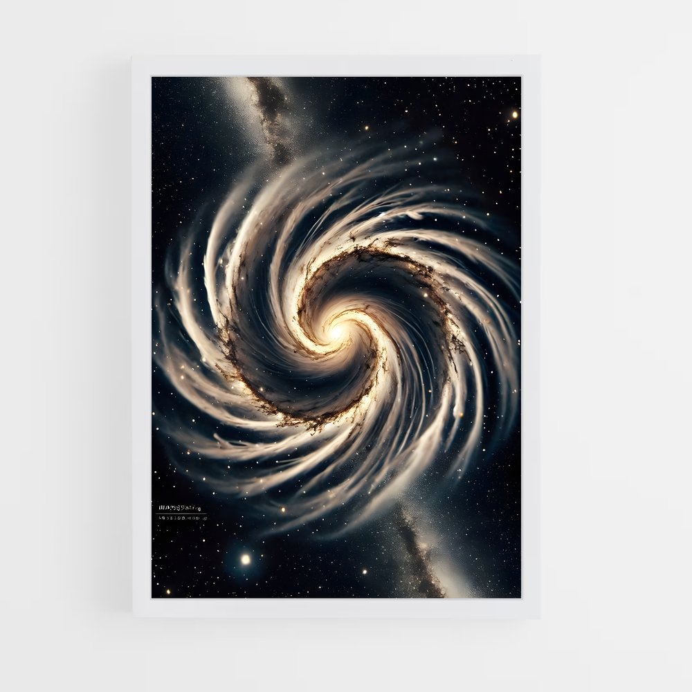 ap-spiral galaxy-12 cadre Blanc
