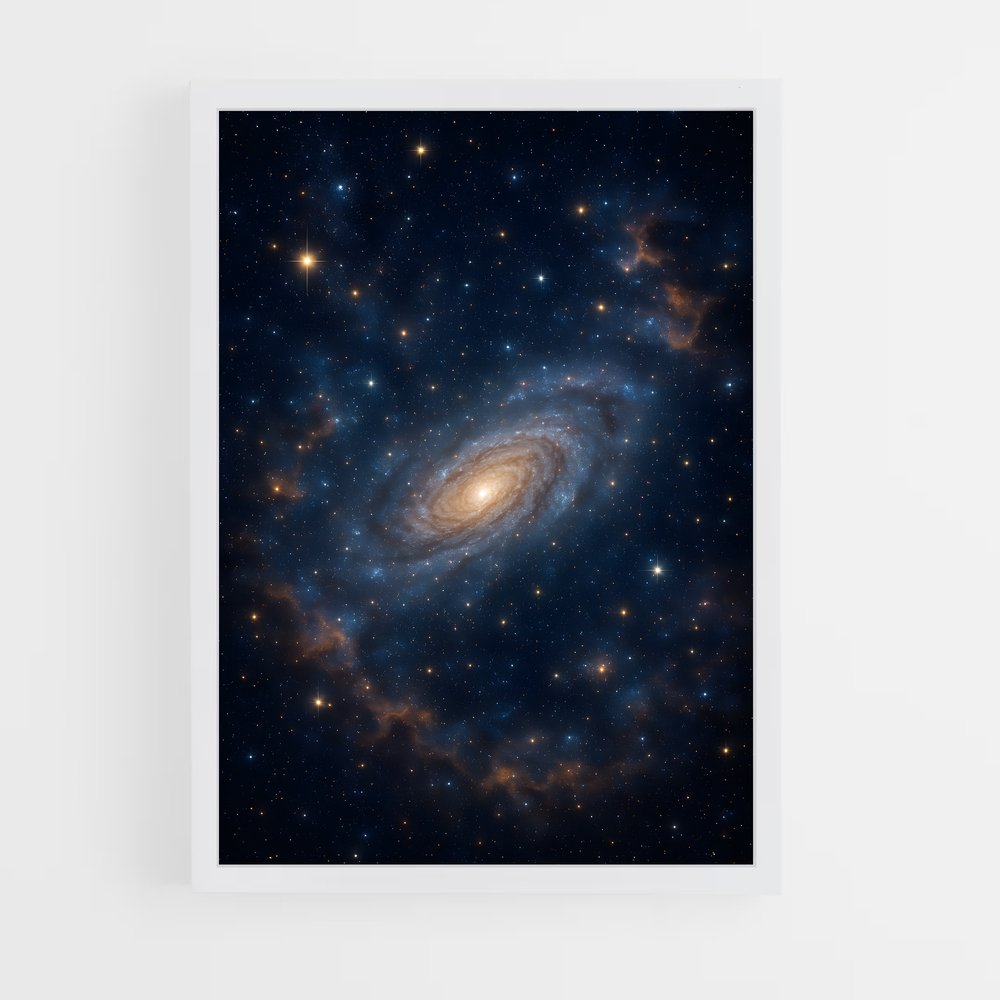 ap-spiral galaxy-2 cadre Blanc