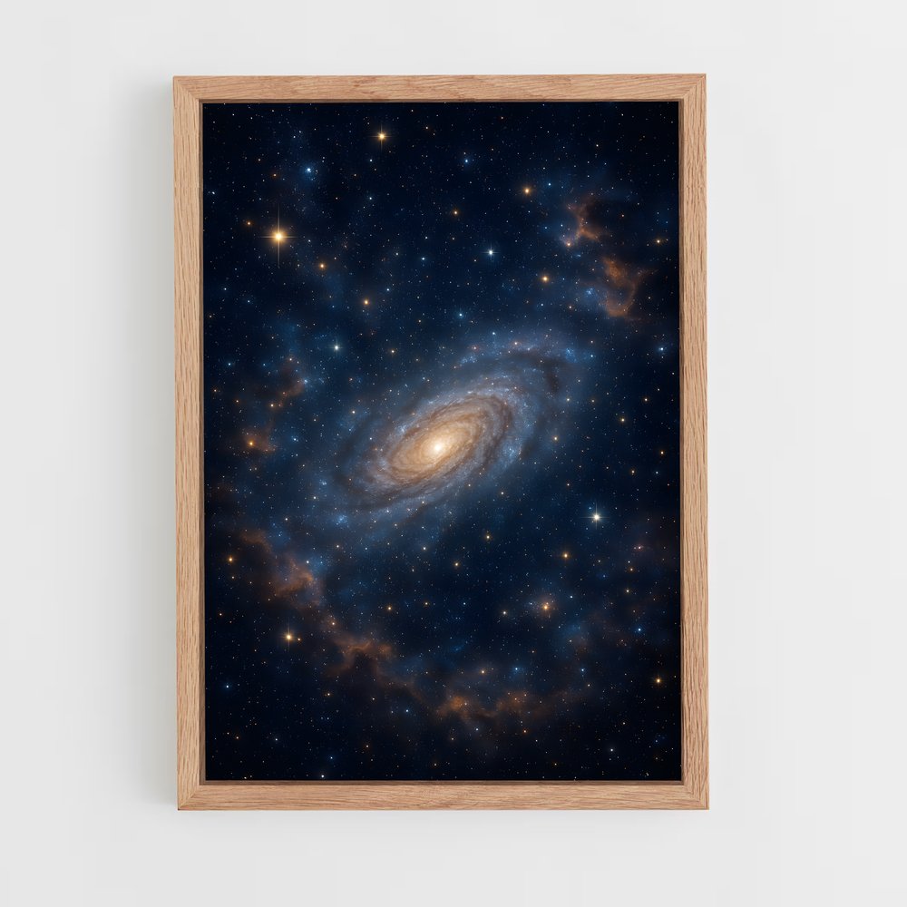 ap-spiral galaxy-2 cadre Bois clair