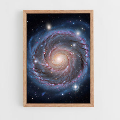 ap-spiral galaxy-3 cadre Bois clair