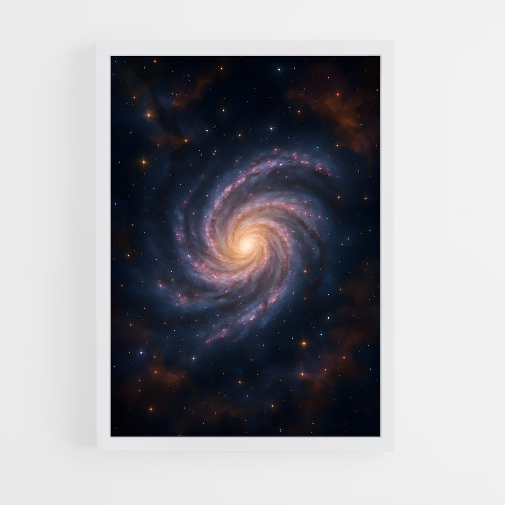 ap-spiral galaxy-4 cadre Blanc