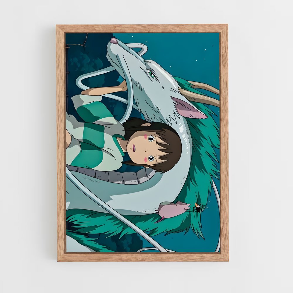 ap-spirited away-8 cadre Bois clair