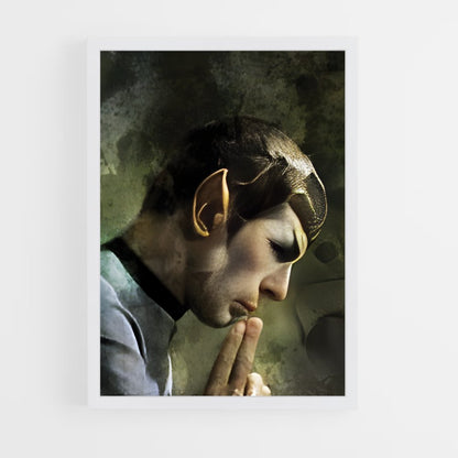 ap-spock star trek-4 cadre Blanc