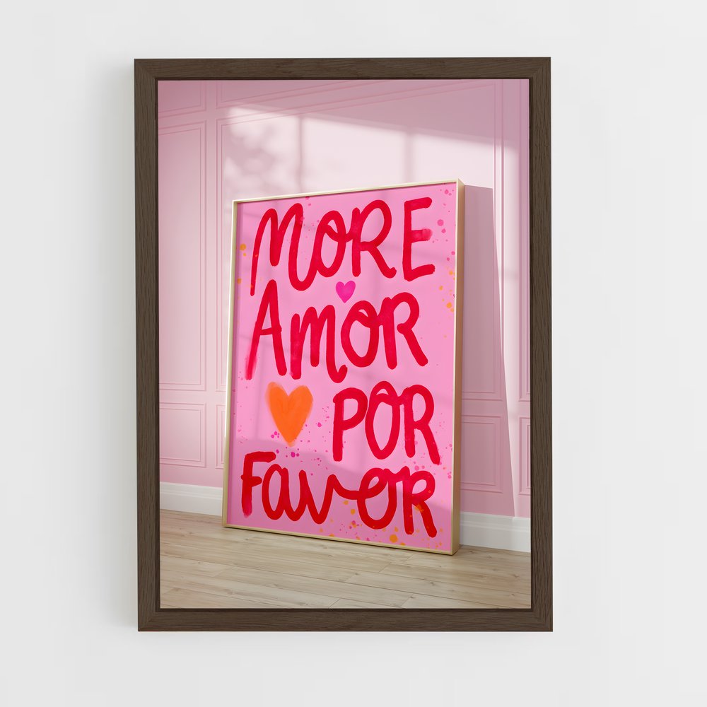 ap-spread love-5 cadre Bois foncé