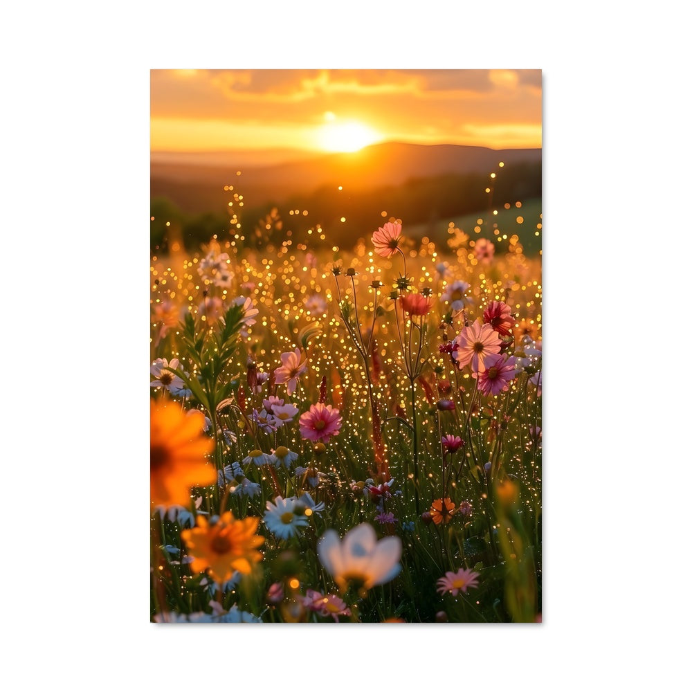 Poster Champs de Crépuscule