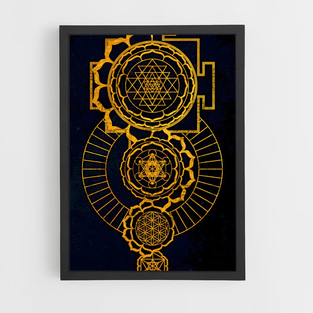 ap-sri yantra-2 cadre Noir