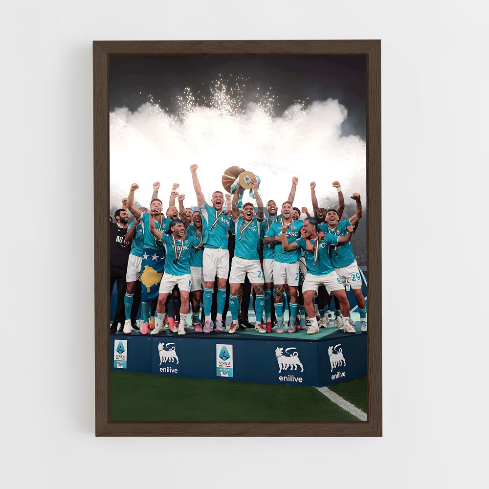 ap-ssc napoli-9 cadre Bois foncé