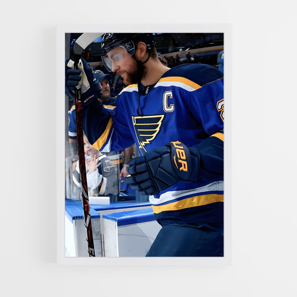 ap-st. louis blues-5 cadre Blanc