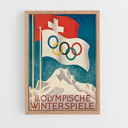 ap-st moritz 1928-3 cadre Bois clair
