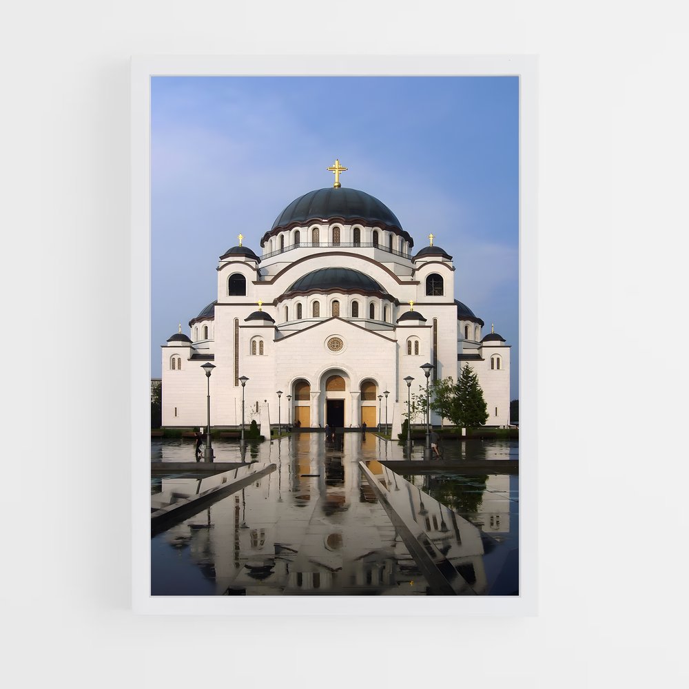 ap-st sava temple belgrade-4 cadre Blanc