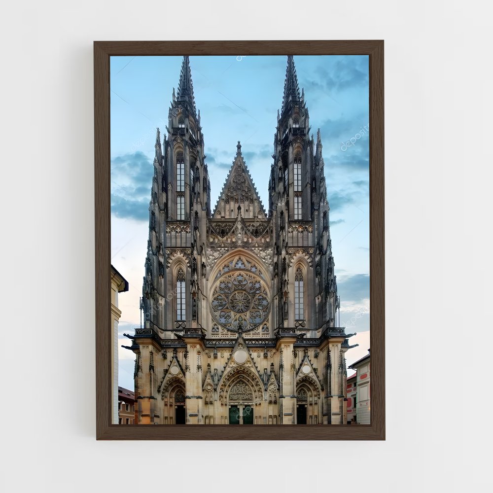ap-st vitus cathedral-7 cadre Bois foncé