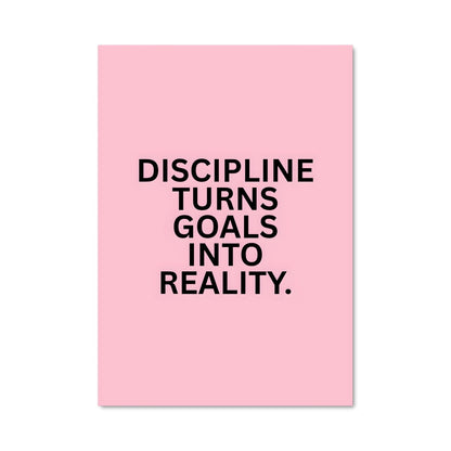 Poster Discipline en Action