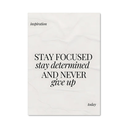 Poster Stay Inspired