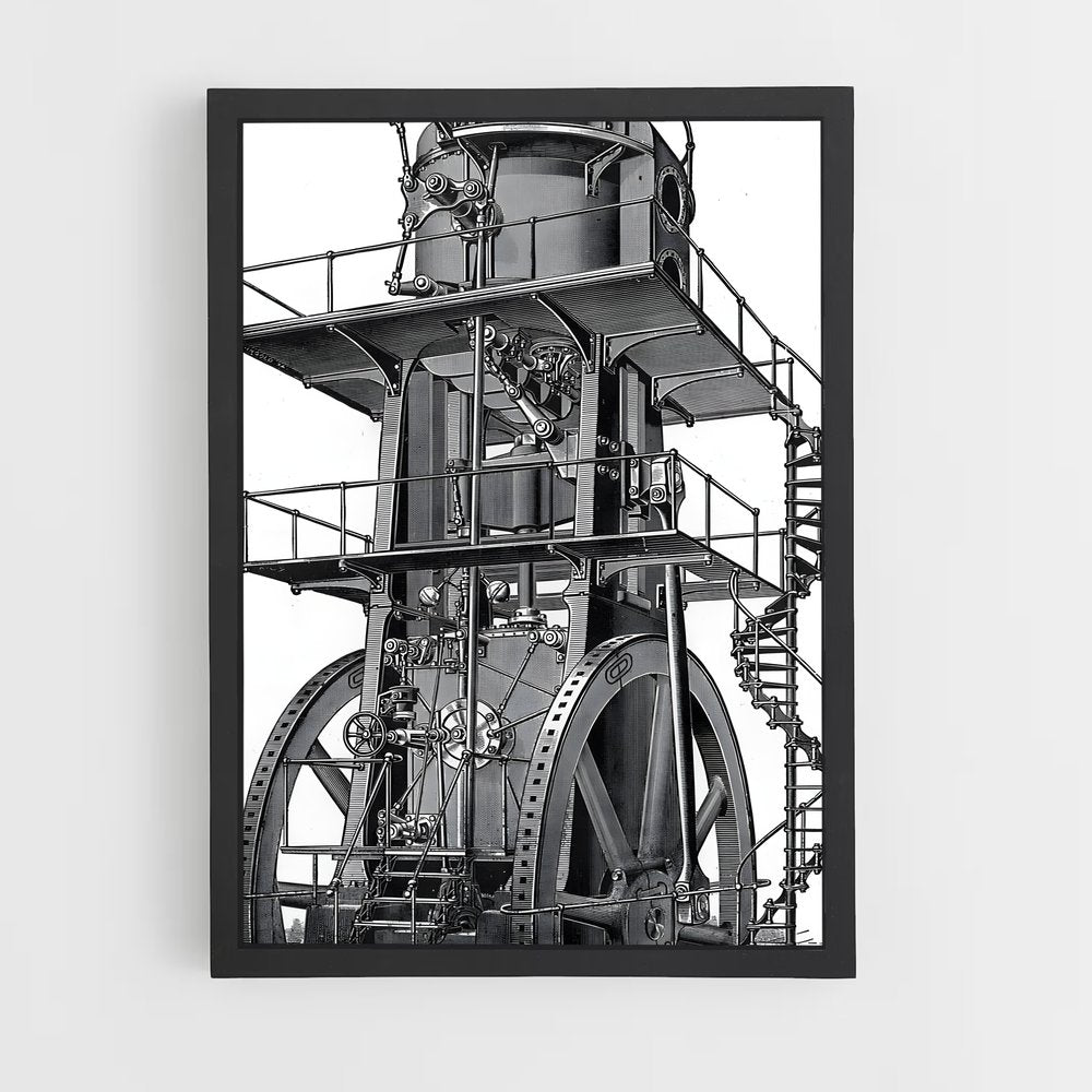 ap-steam engine-10 cadre Noir