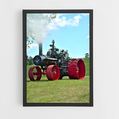 ap-steam tractor-1 cadre Noir