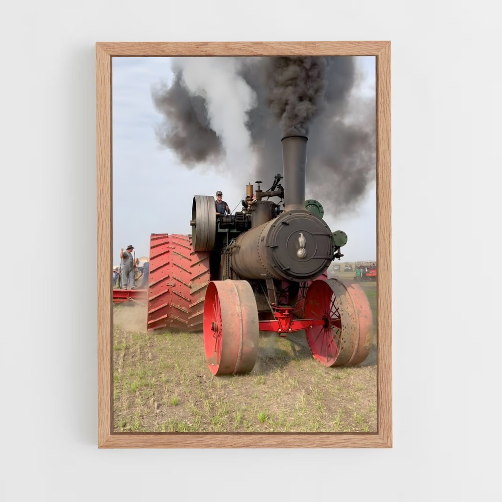 ap-steam tractor-3 cadre Bois clair