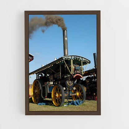 ap-steam tractor-4 cadre Bois foncé