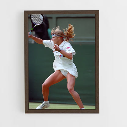 ap-steffi graf-6 cadre Bois foncé