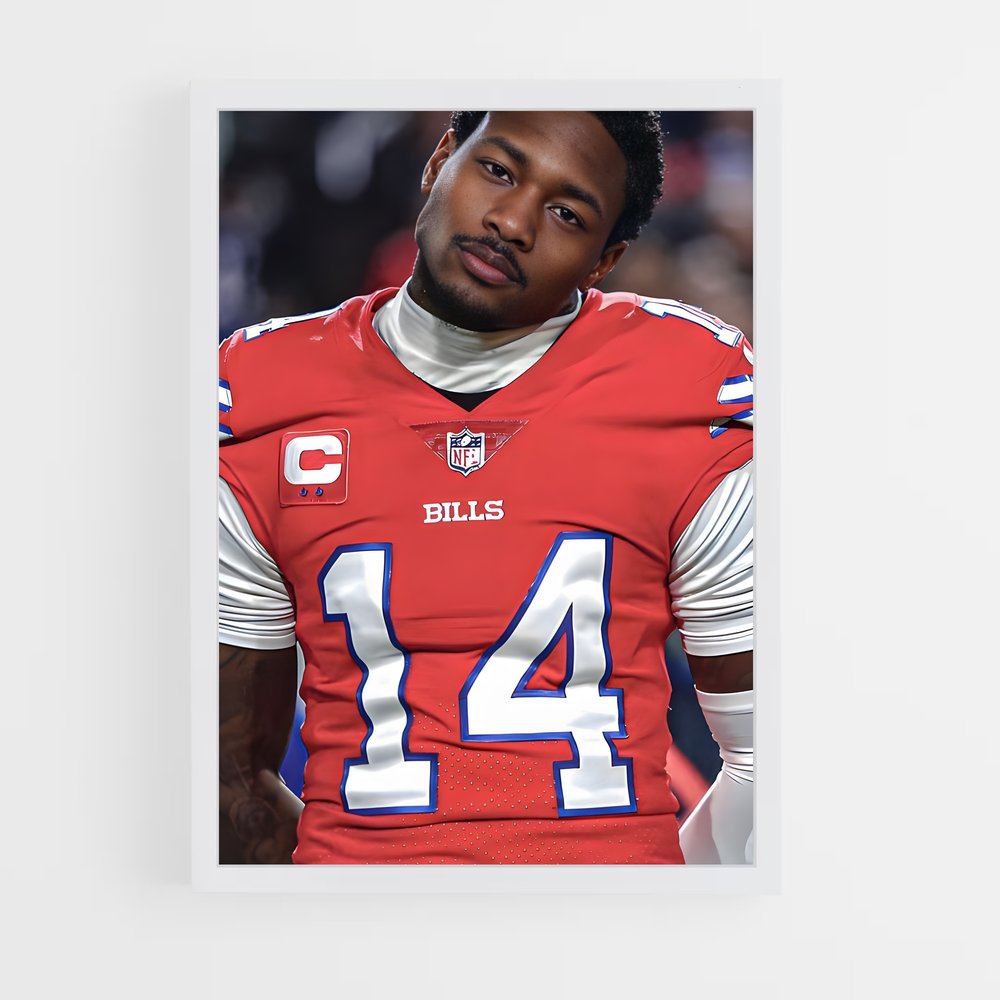 ap-stefon diggs-3 cadre Blanc