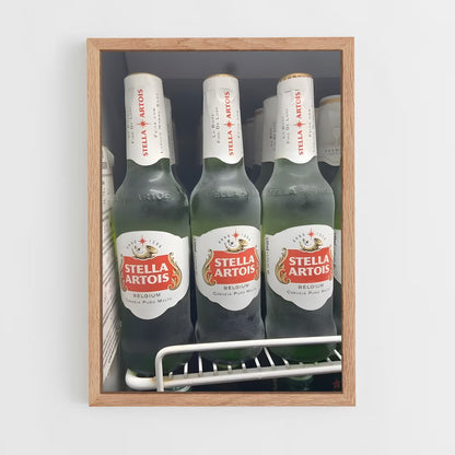 ap-stella artois-2 cadre Bois clair