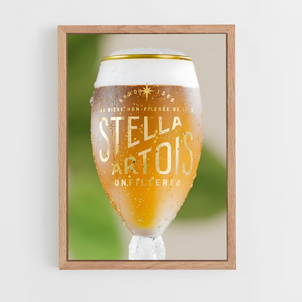 ap-stella artois-7 cadre Bois clair