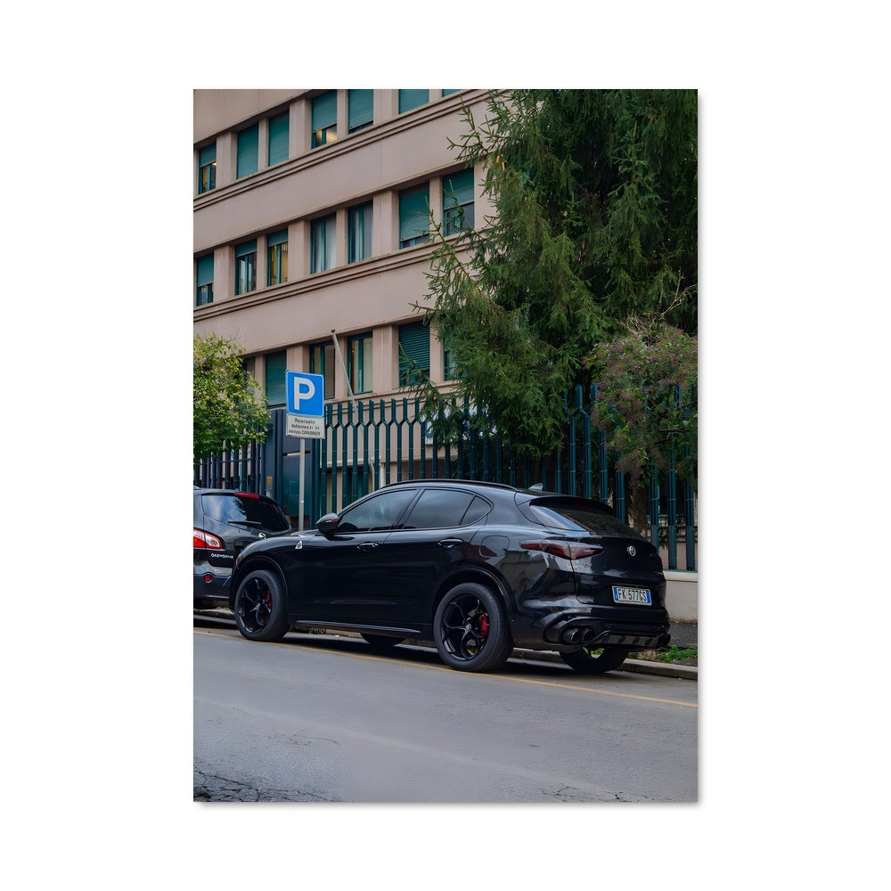 Poster Stelvio quadrifoglio 75963