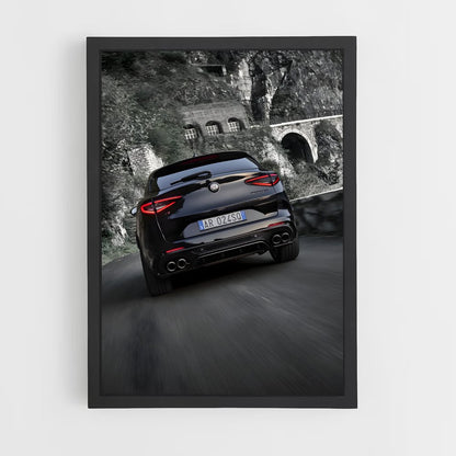 ap-stelvio quadrifoglio-3 cadre Noir