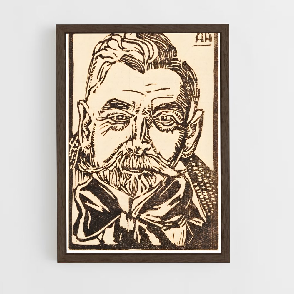 ap-stephane mallarme-1 cadre Bois foncé