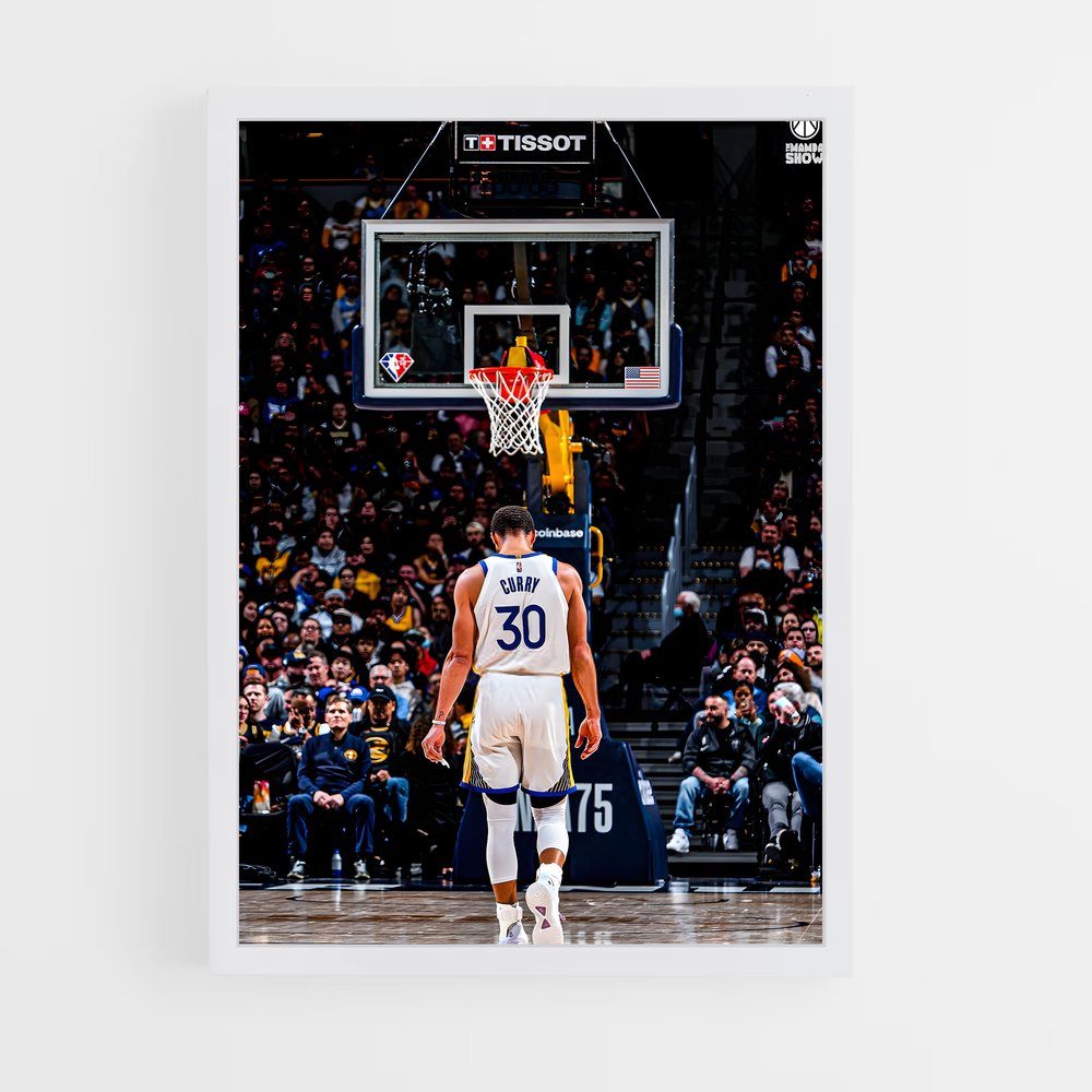 ap-stephen curry-1 cadre Blanc
