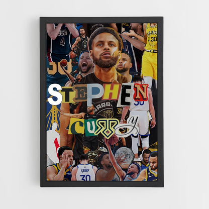 ap-stephen curry-10 cadre Noir