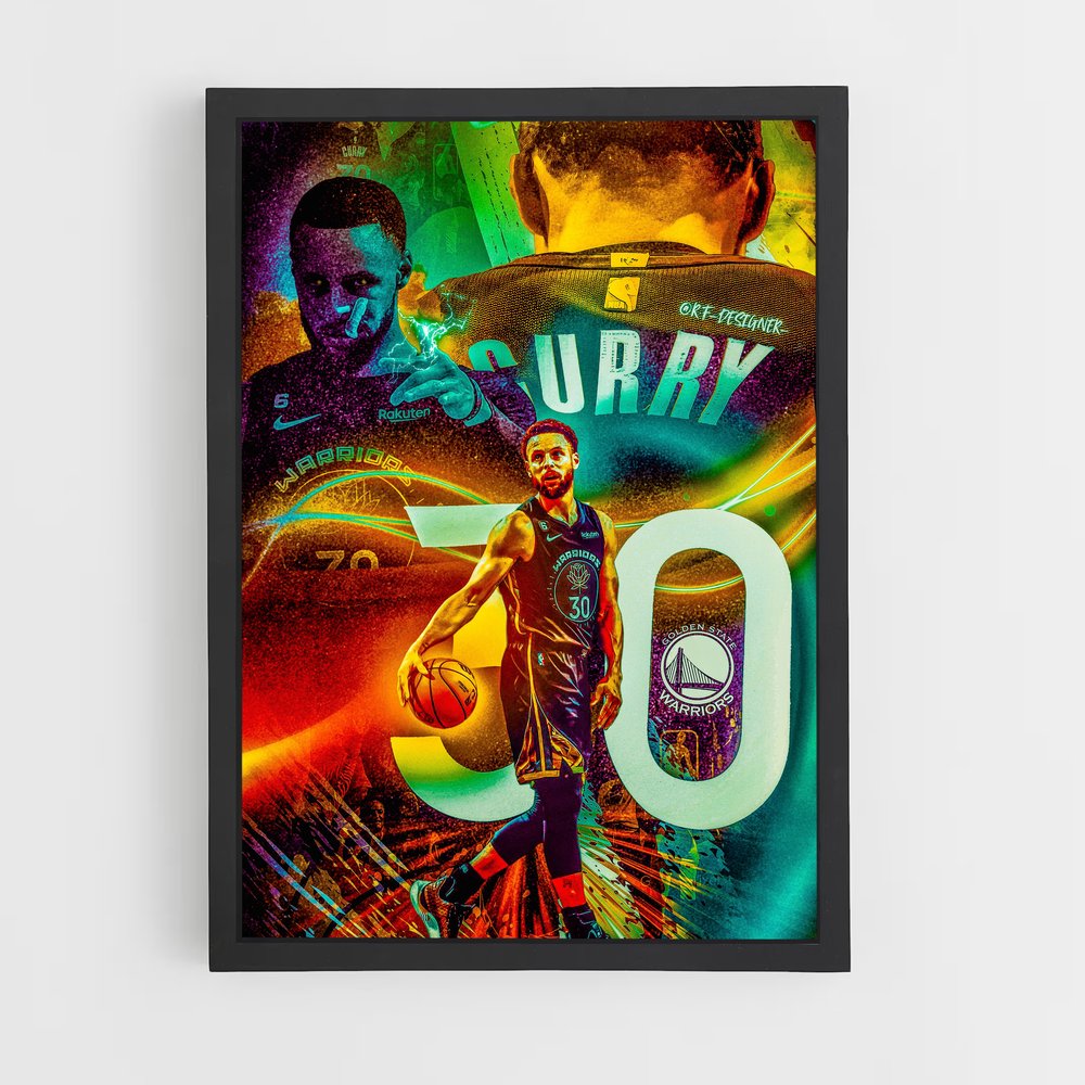 ap-stephen curry-11 cadre Noir