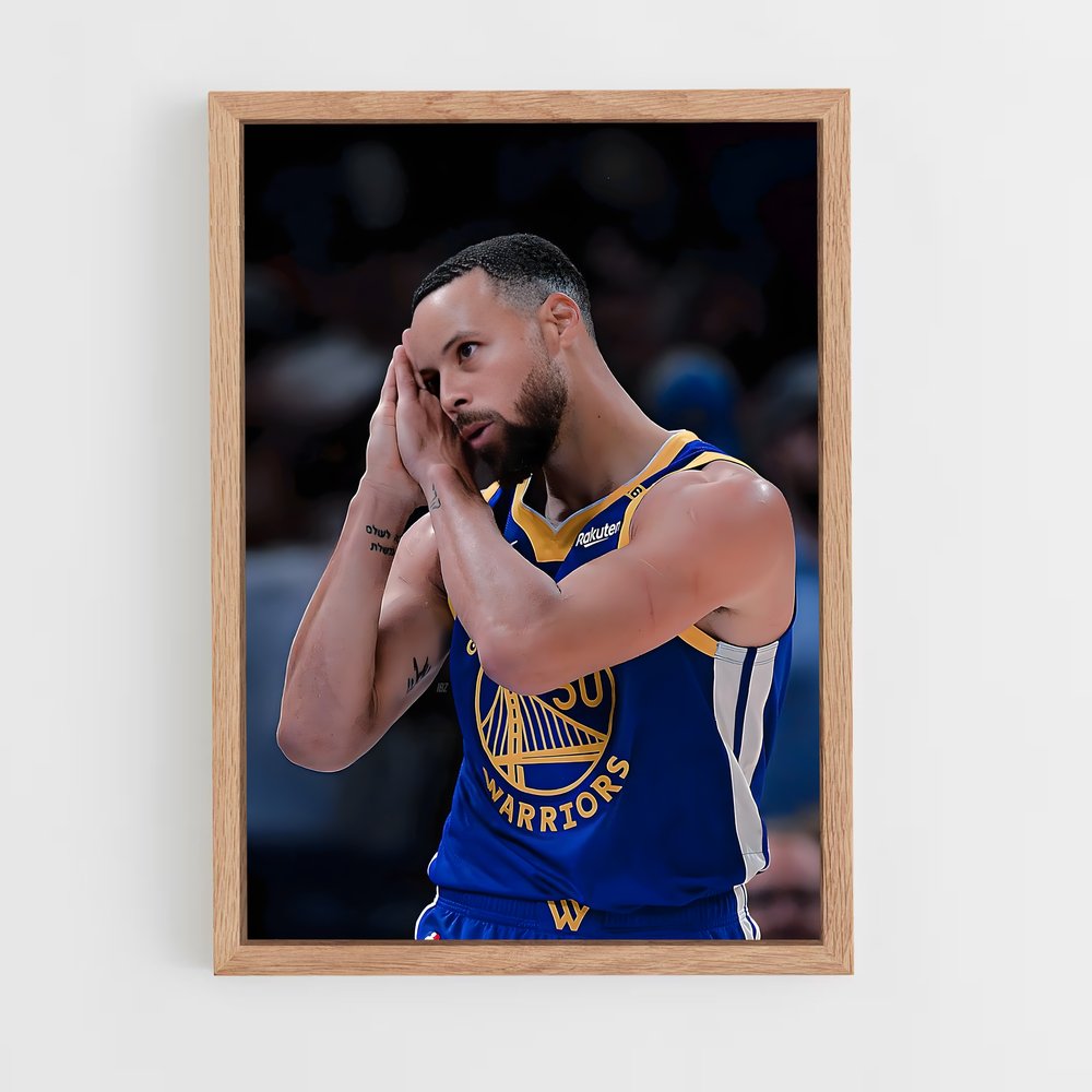 ap-stephen curry-2 cadre Bois clair