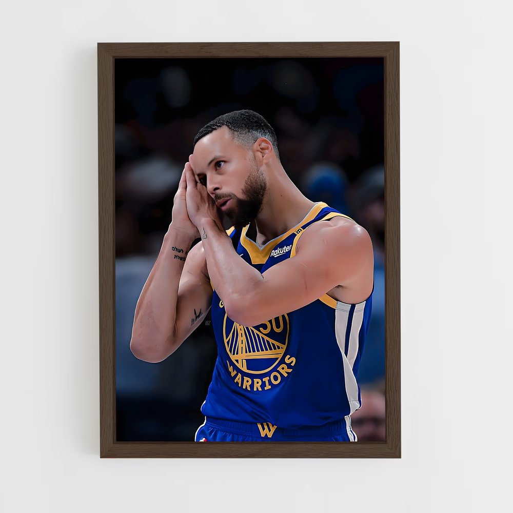 ap-stephen curry-2 cadre Bois foncé
