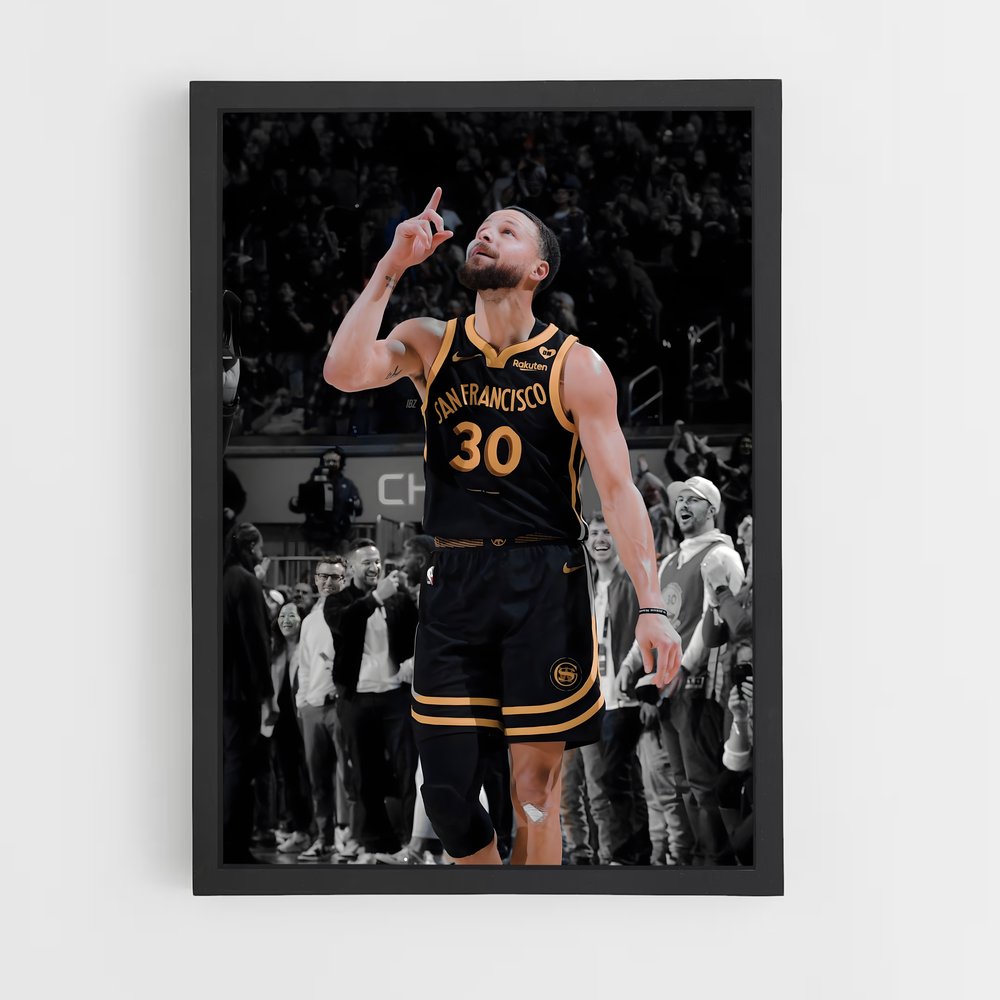 ap-stephen curry-5 cadre Noir