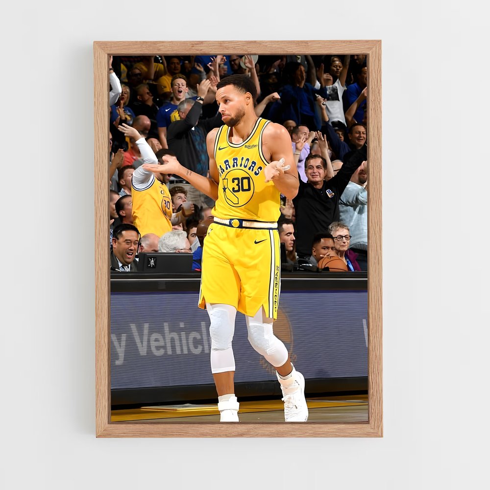 ap-stephen curry-6 cadre Bois clair