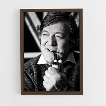 ap-stephen fry-1 cadre Bois foncé