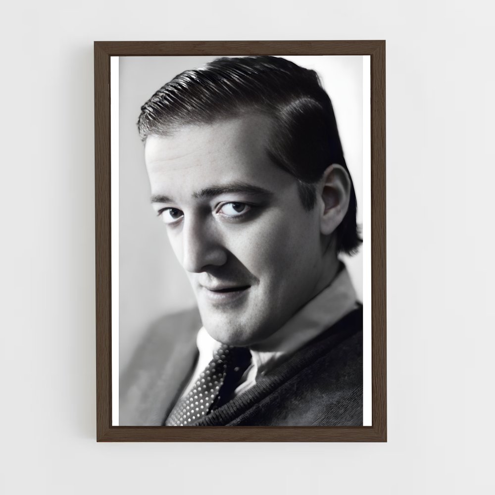 ap-stephen fry-6 cadre Bois foncé