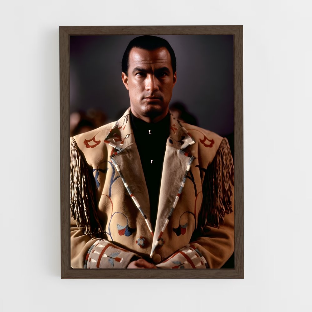 ap-steven seagal-9 cadre Bois foncé