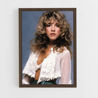 ap-stevie nicks-4 cadre Bois foncé