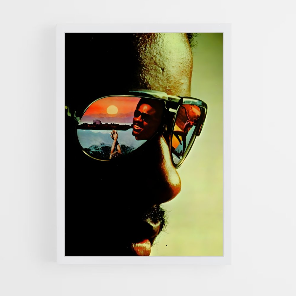 ap-stevie wonder-5 cadre Blanc