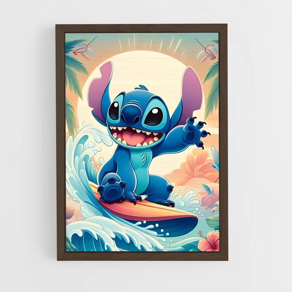 ap-stitch-12 cadre Bois foncé
