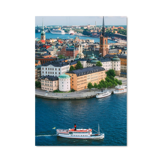 Poster Naviguer à Stockholm