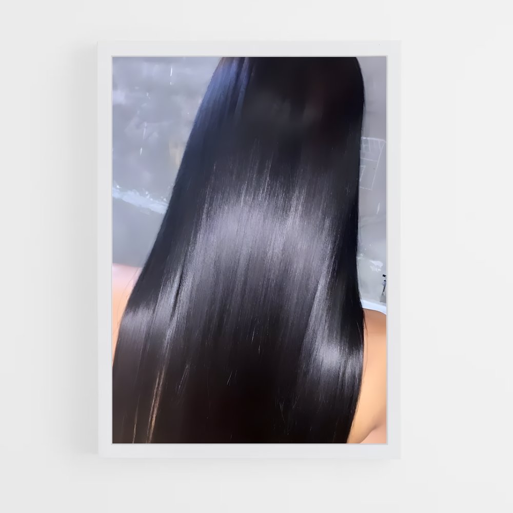 ap-straight hair-1 cadre Blanc