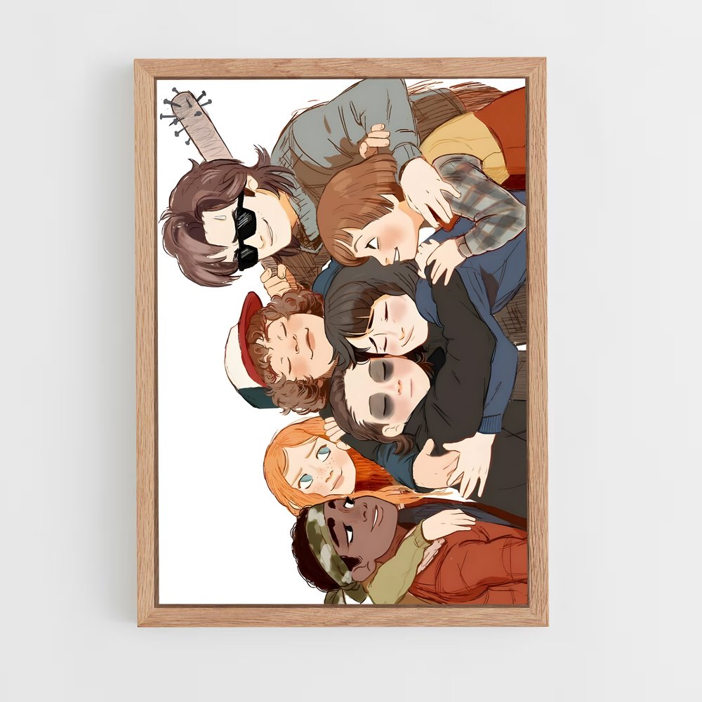 ap-stranger things-2 cadre Bois clair